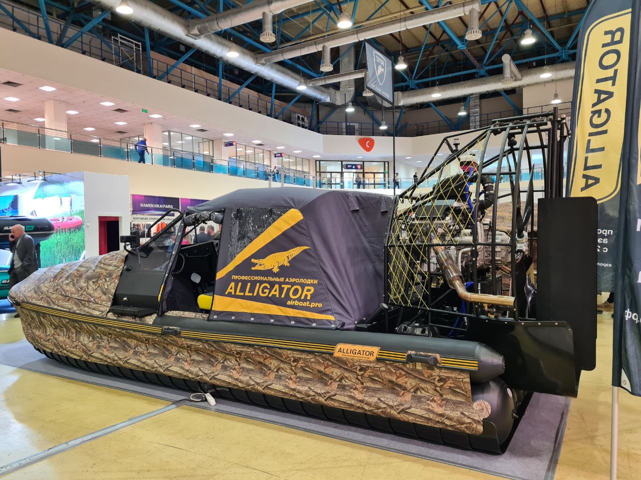 Аэролодки Аллигатор на выставке в Москве